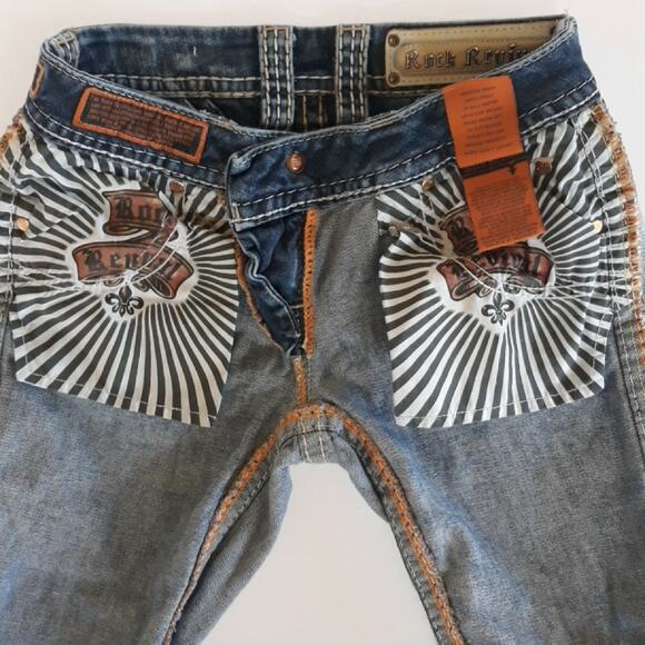 Rock Revival Ankle Skinny Braylee Jeans 24 - Picture 9 of 13